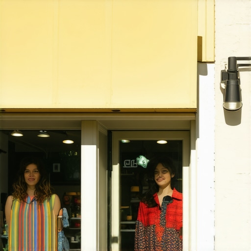 Authentic Norfolk Business Photo Photographer taking a picture of a busy Norfolk storefront with local community in the background.