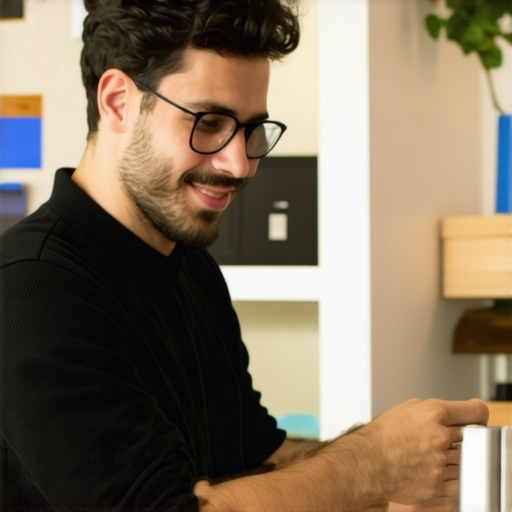 Norfolk Business Community Engagement and SEO Optimization Business owner working on Google My Business and community events in Norfolk.