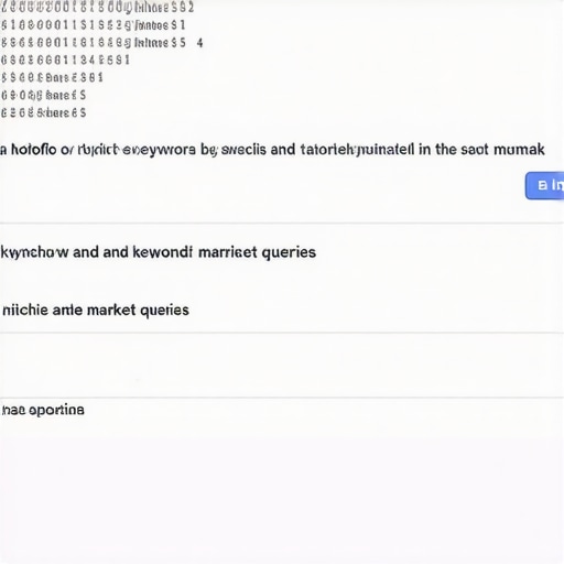 Norfolk Niche Keyword Research Screenshot of keyword research tool showing Norfolk-specific search queries and long-tail keywords.