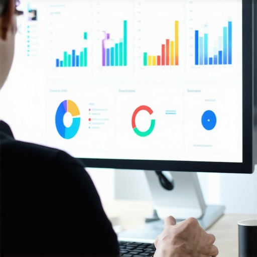 Person reviewing local SEO analytics on a laptop for Norfolk business