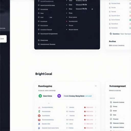 BrightLocal Local SEO Dashboard BrightLocal dashboard displaying local SEO analytics and review metrics.