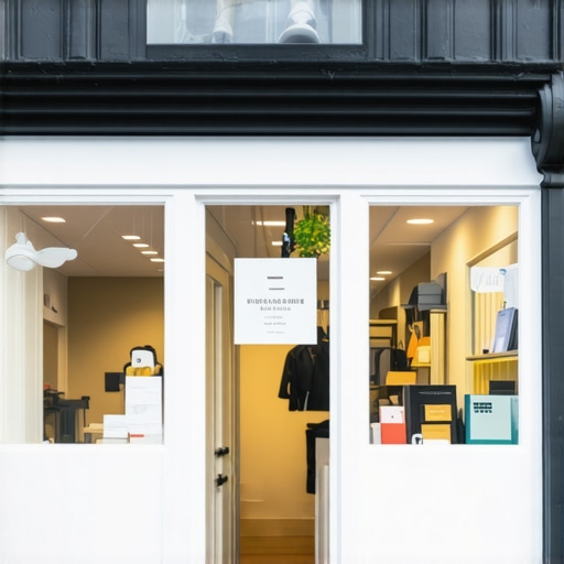 A well-maintained Norfolk storefront with welcoming signage, representing local business visibility.
