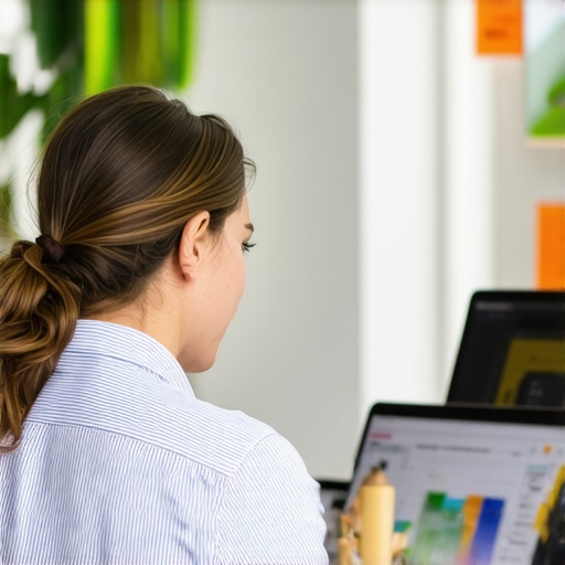 Optimizing Local GMB Profile Norfolk Business owner optimizing Google My Business in Norfolk