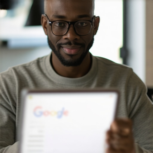 Norfolk business owner editing Google My Business listing on a laptop.