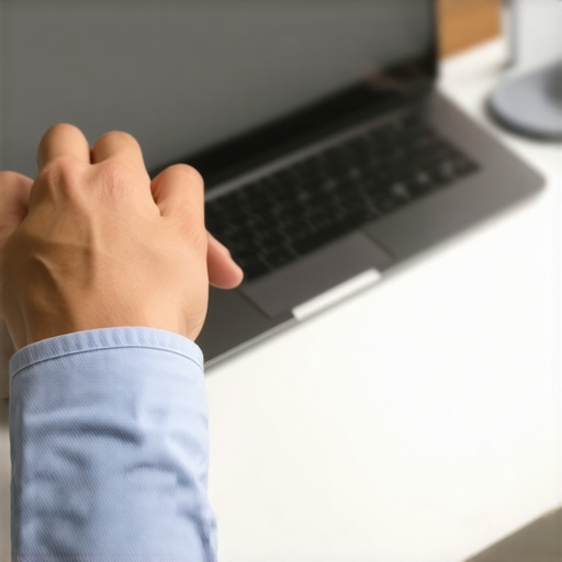 Using SEO Tools for Norfolk Local SEO Maintenance Person managing local SEO with digital tools on laptop.