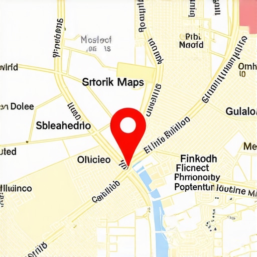 Map of Norfolk with local business markers and Google Maps interface