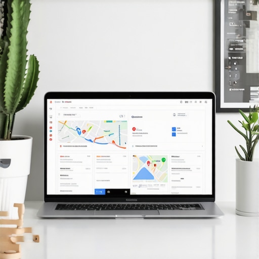Screenshot of local SEO dashboard with analytics and citation management