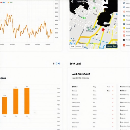 Screenshots of BrightLocal and SEMrush displaying local SEO analytics for Norfolk VA