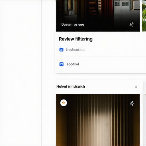 Screenshot of Google My Business review moderation tools for Norfolk business