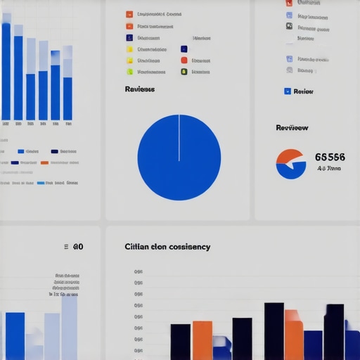 An SEO analytics dashboard showing local search metrics for Norfolk shops.